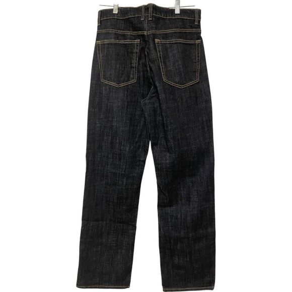 Zara Womens Jeans EU 40 US 8 Blue Straight Leg Dark Wash High Rise 8197/257 NWOT - Picture 4 of 9